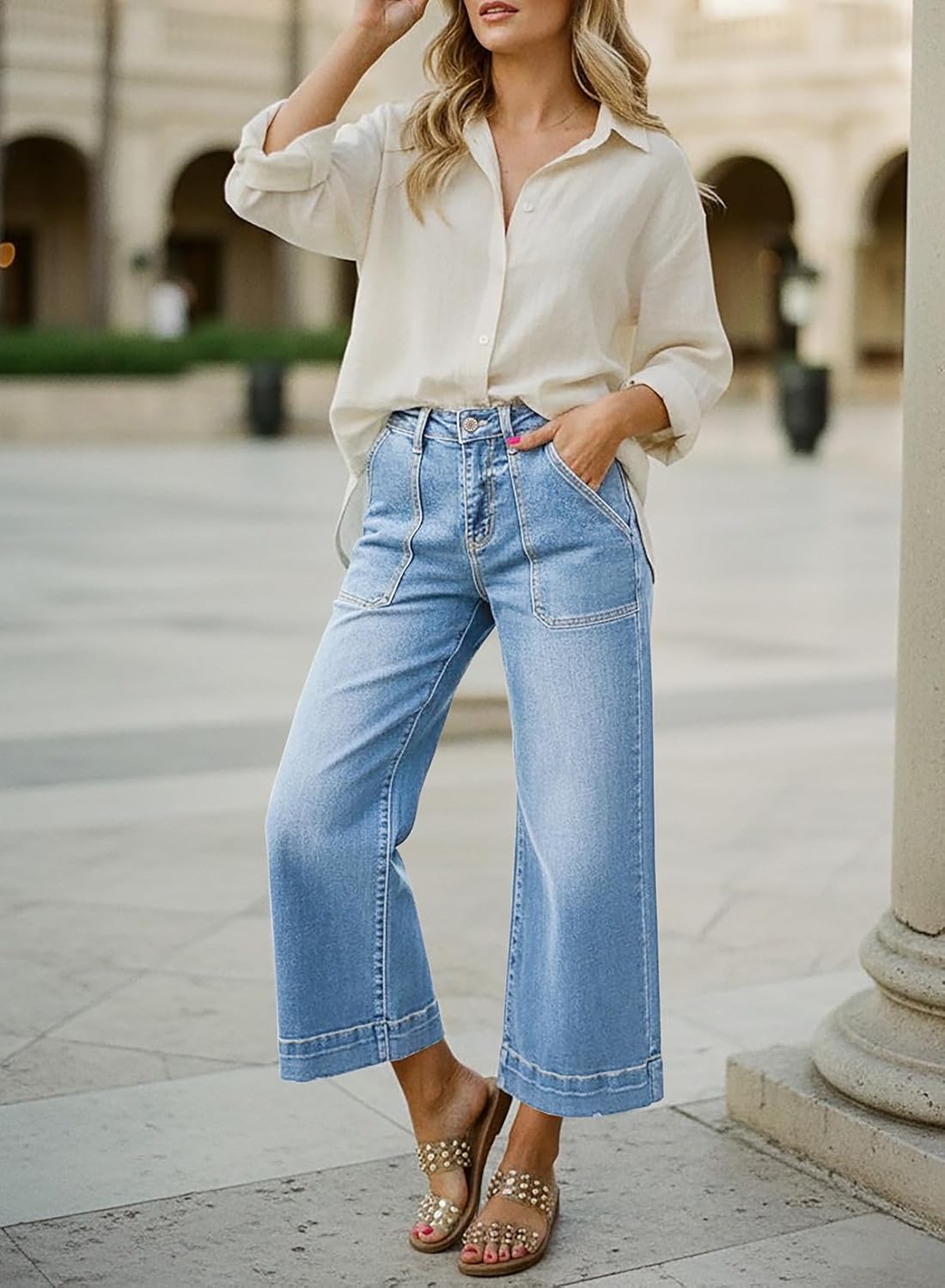 Comfort Chic High Waist Jeans