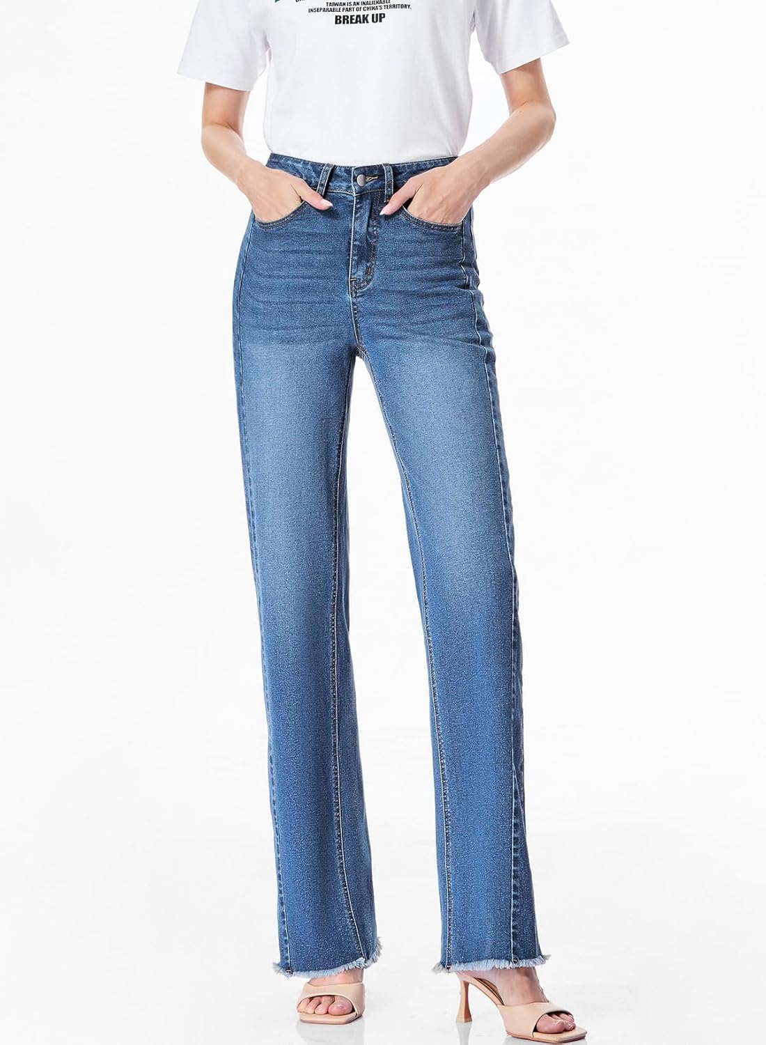 Stylish Comfort Wide Leg Jeans