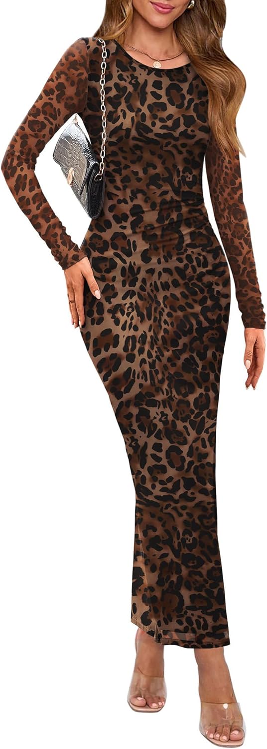 Floral Print Flowing Maxi Dress