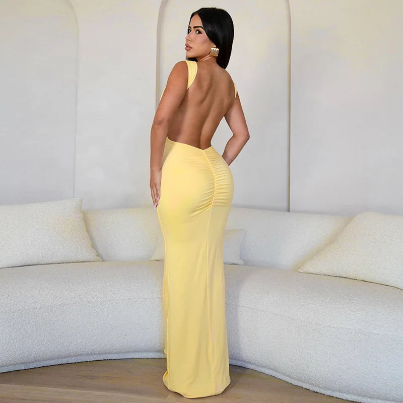 Strapless Layered long Dress